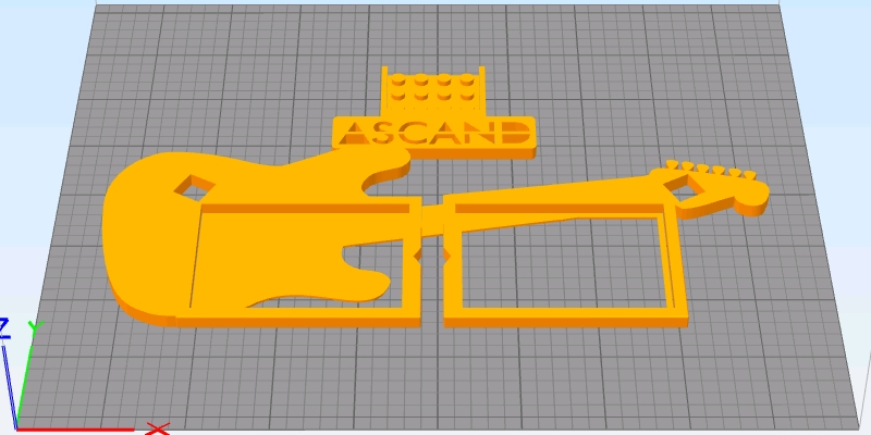 ASCAND 3D Scanner Body - Guitar