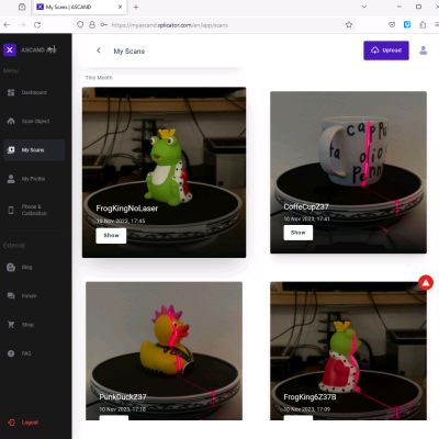 ASCAND 3D Scanning Dashboard 400x400