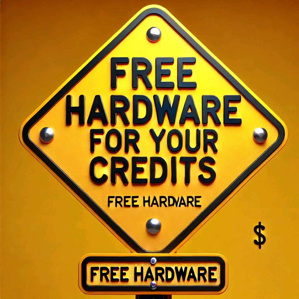 Free Hardware for Your Credits Purchase