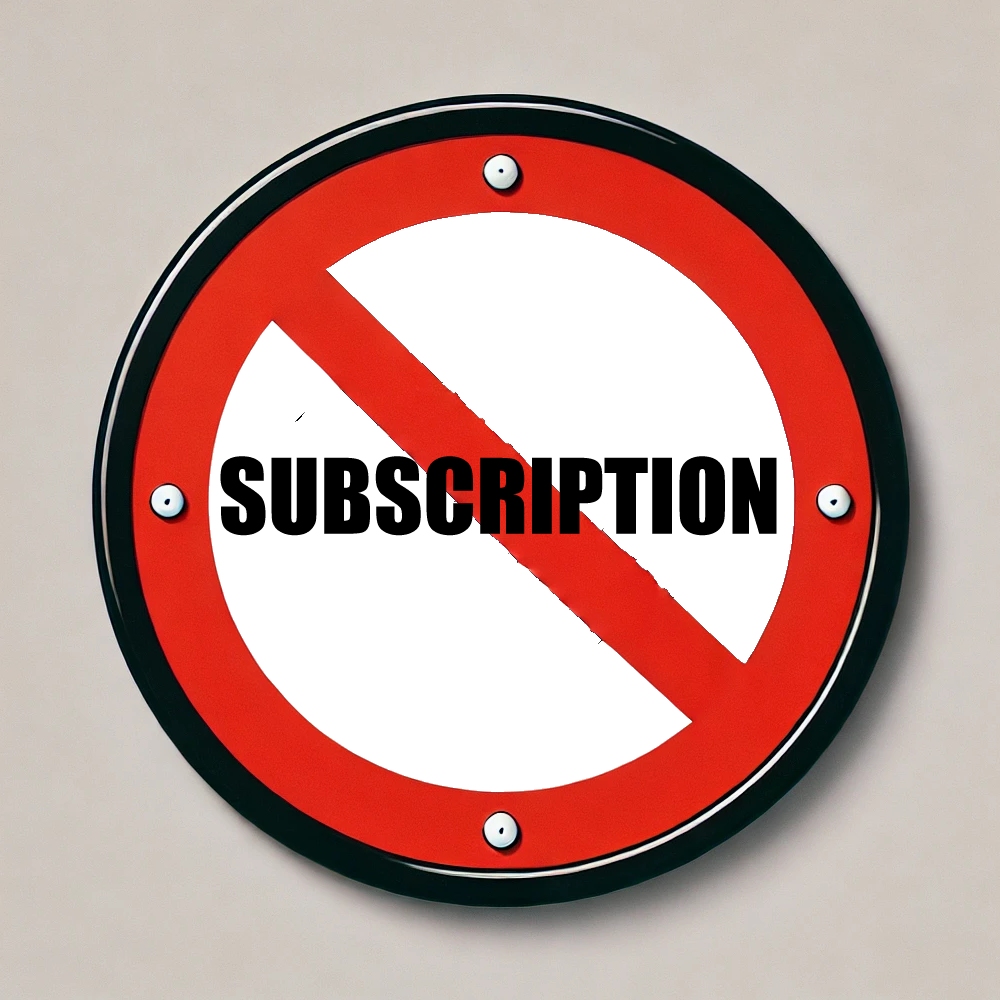 No Subscription