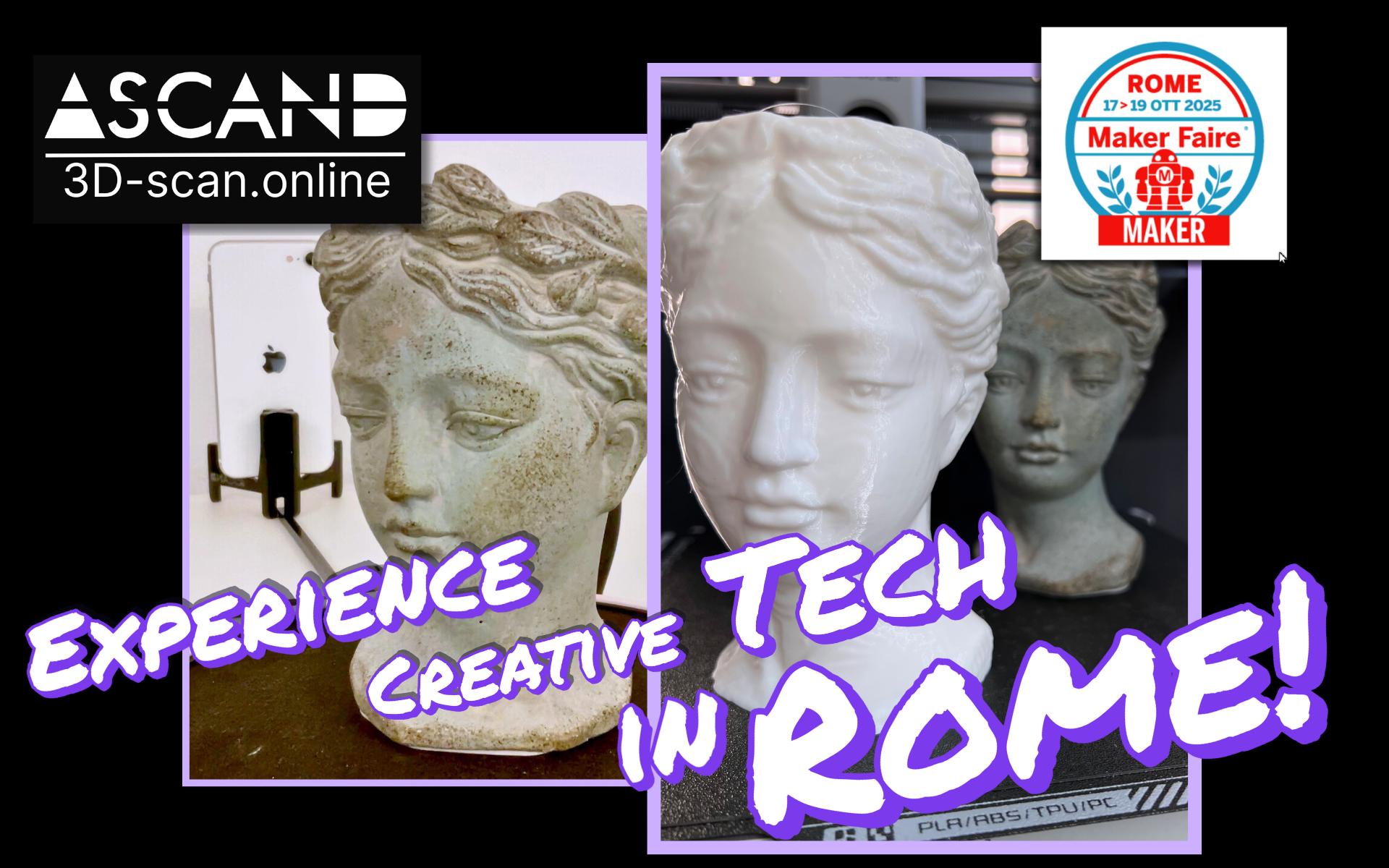 3D Scanning Maker Faire Rome 2025