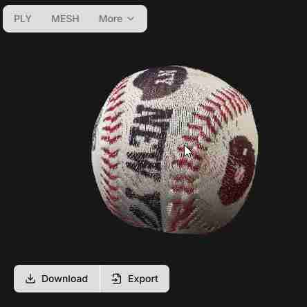 Scan Baseball Model